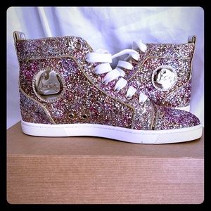 Christian louboutin high top sneakers